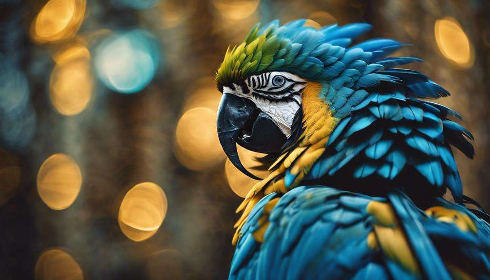 blue and gold macaws