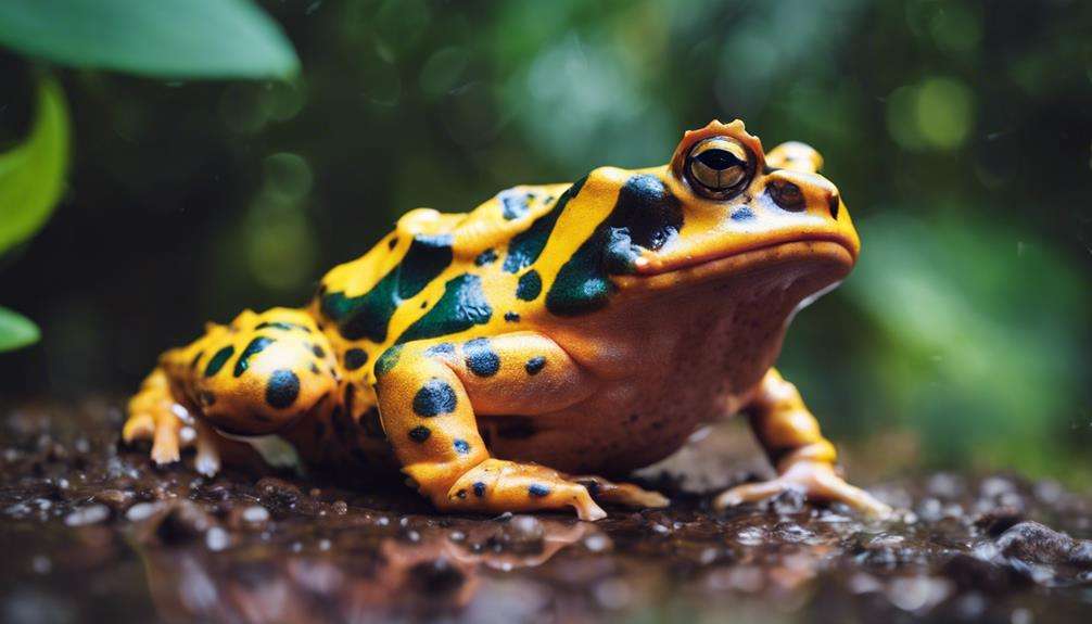 colorful amphibian from colombia