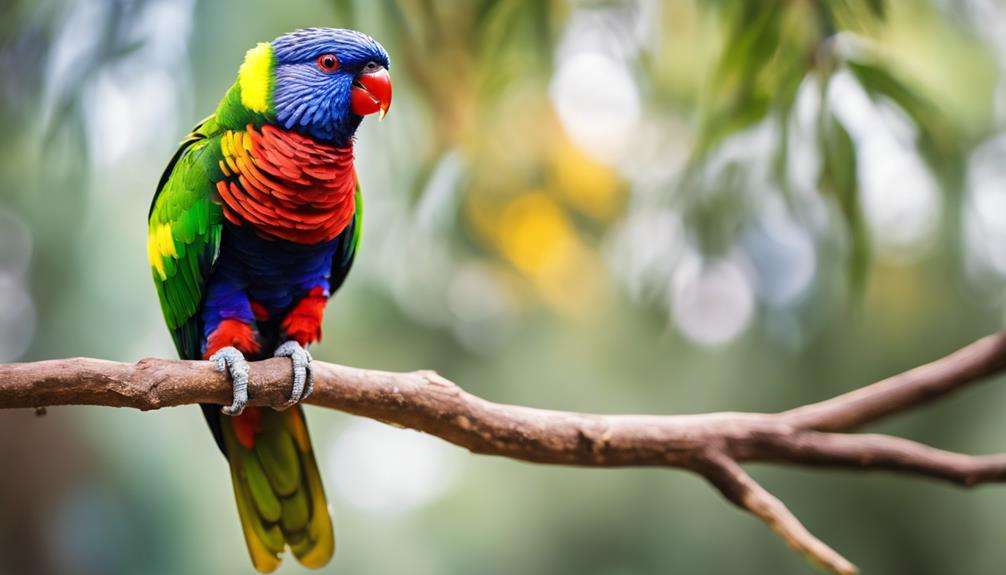 colorful australian parrot species