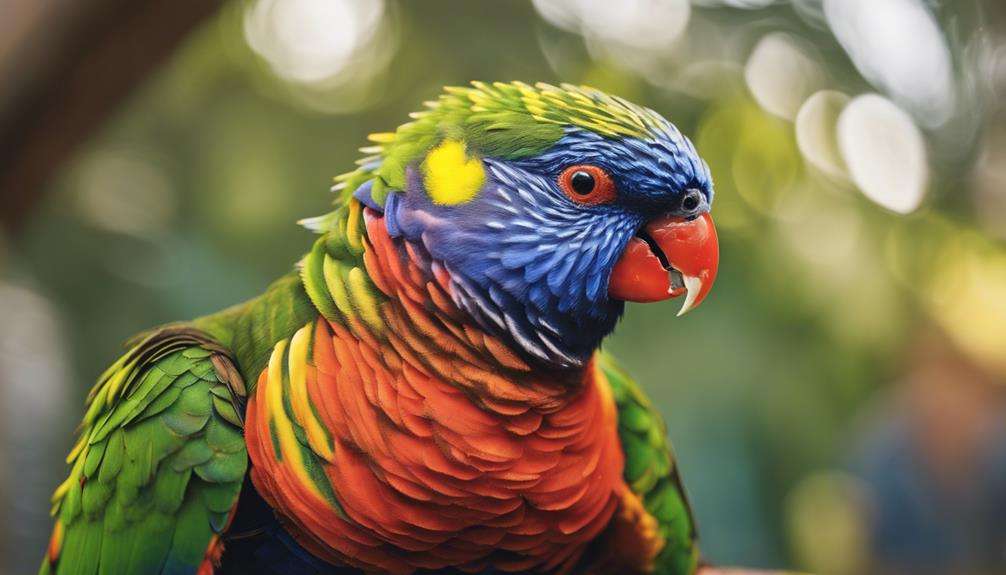 colorful australian parrot species