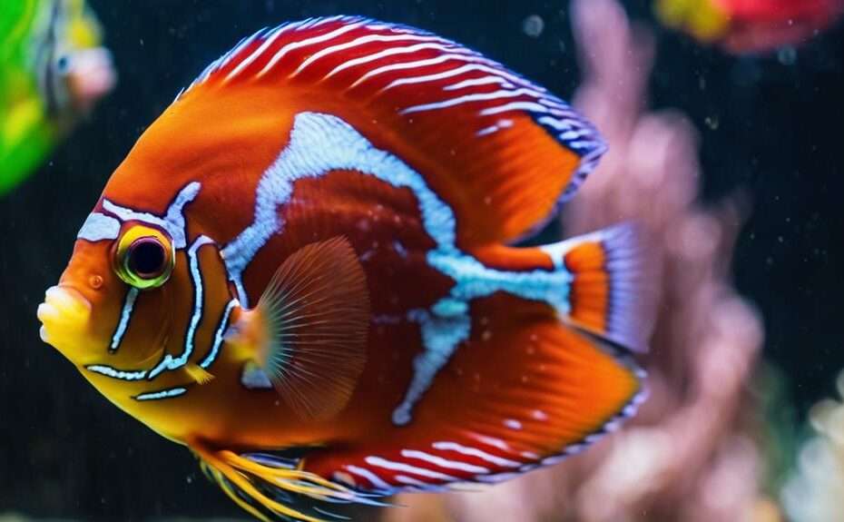 colorful discus fish species