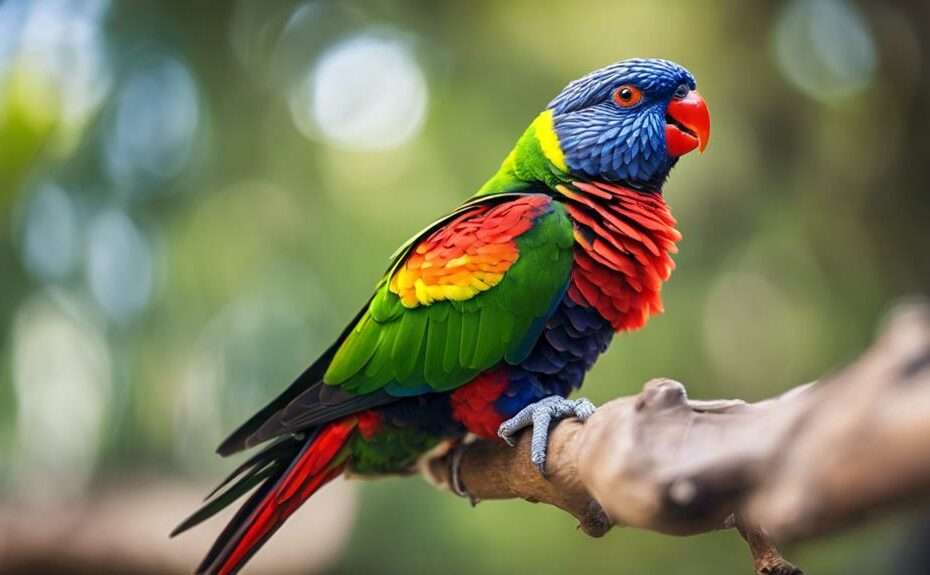 colorful feathers on birds