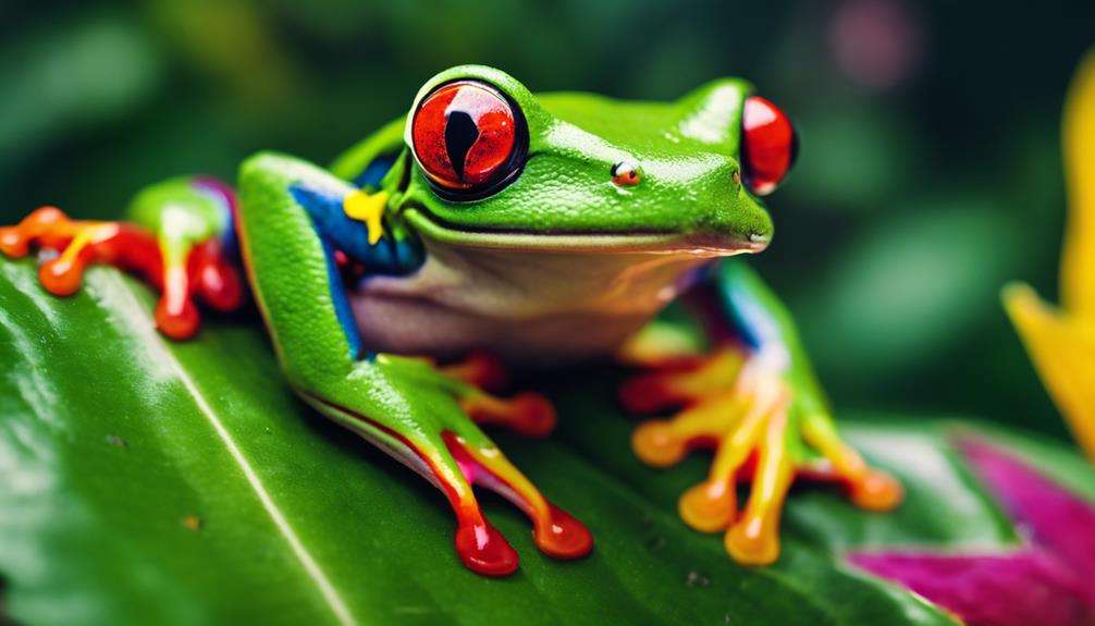 colorful frogs for fans