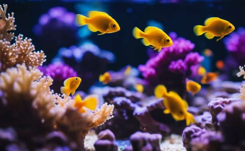 colorful nano reef fish