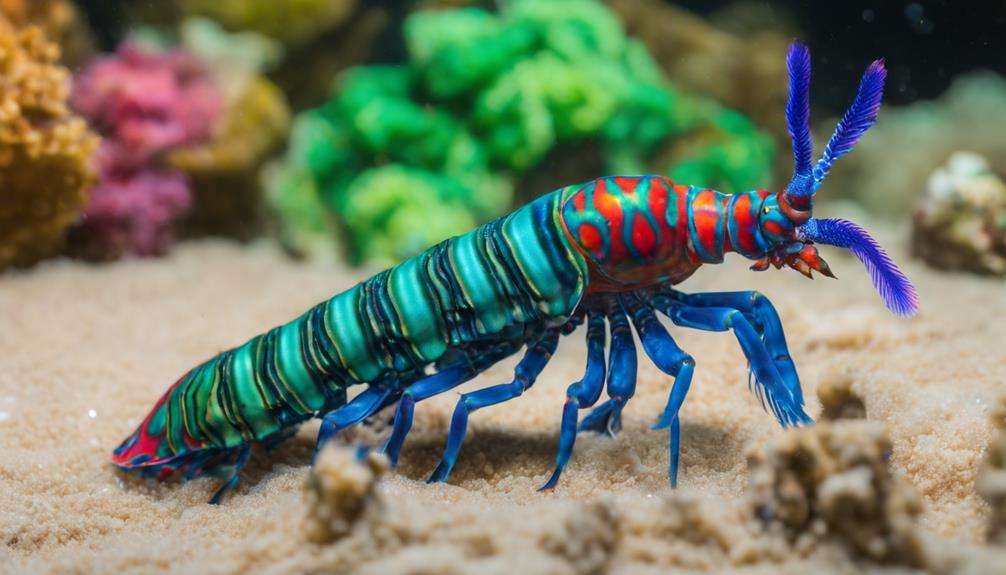 colorful powerful ocean creature