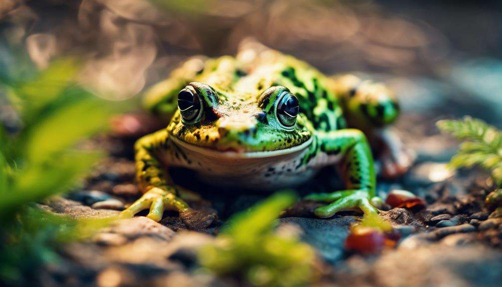 colorful skin on frogs