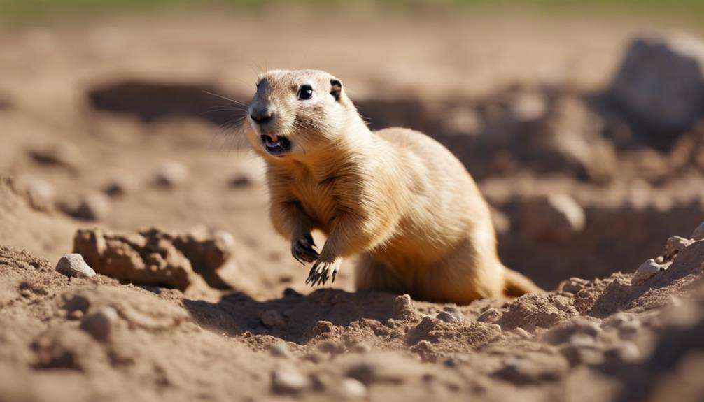 creative burrowing rodents interact