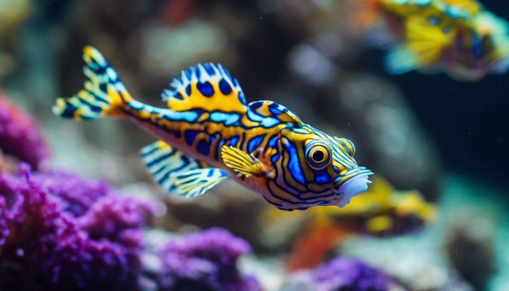 dragonet fish social behavior