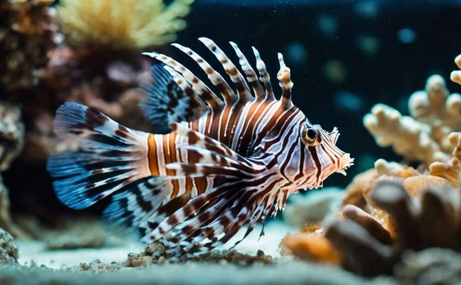 dwarf lionfish tank setup