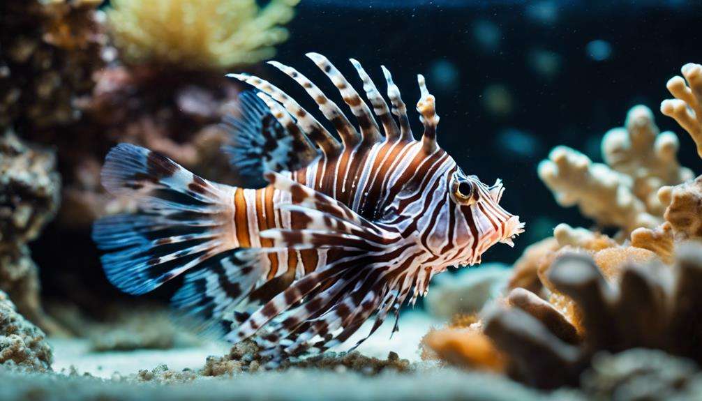 dwarf lionfish tank setup