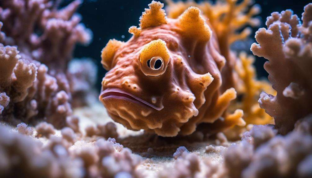 frogfish egg laying behavior analysis