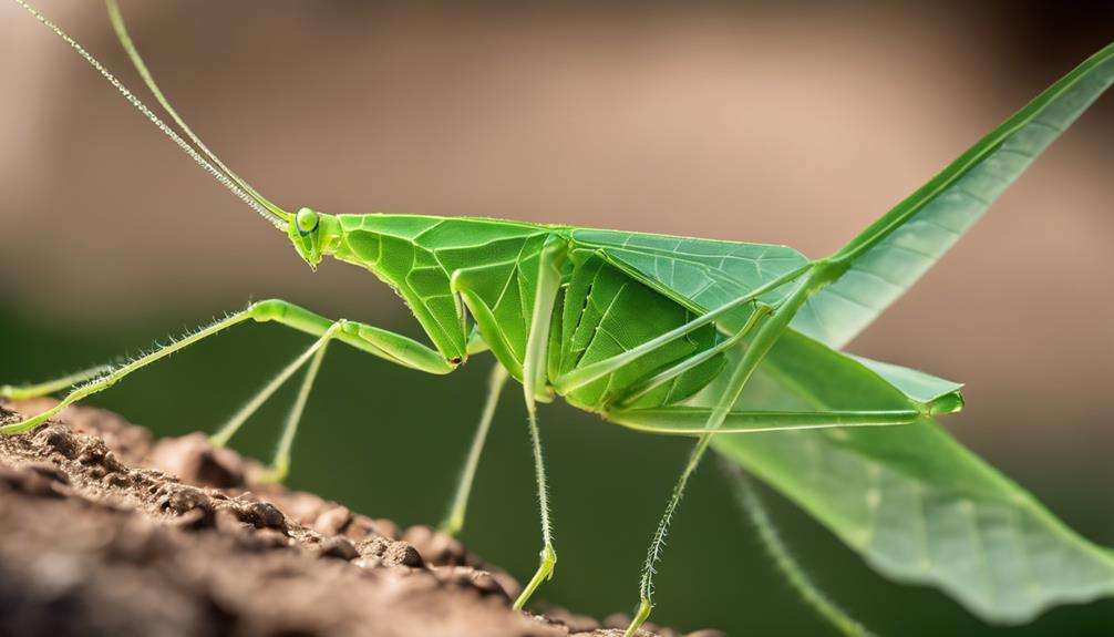 insect with leaf like wings