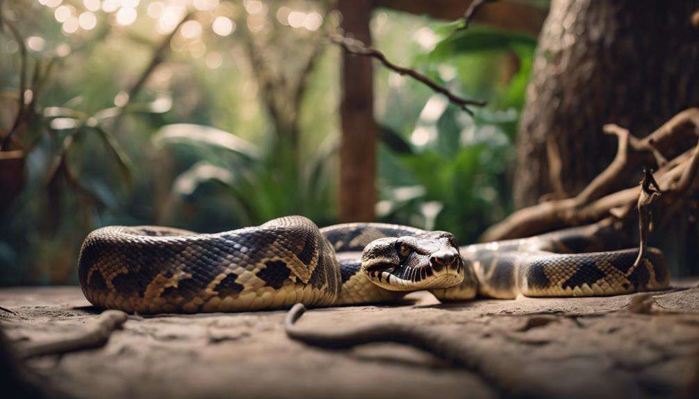 large nonvenomous snake species