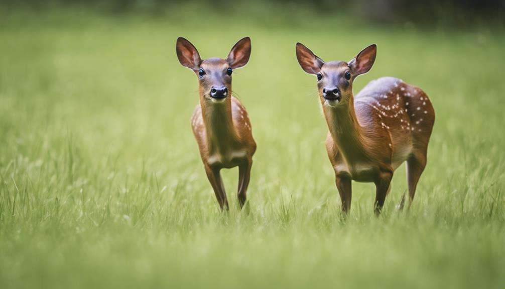 muntjac deer in forest