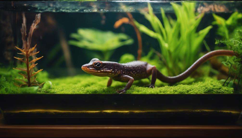 newt habitat essentials detailed