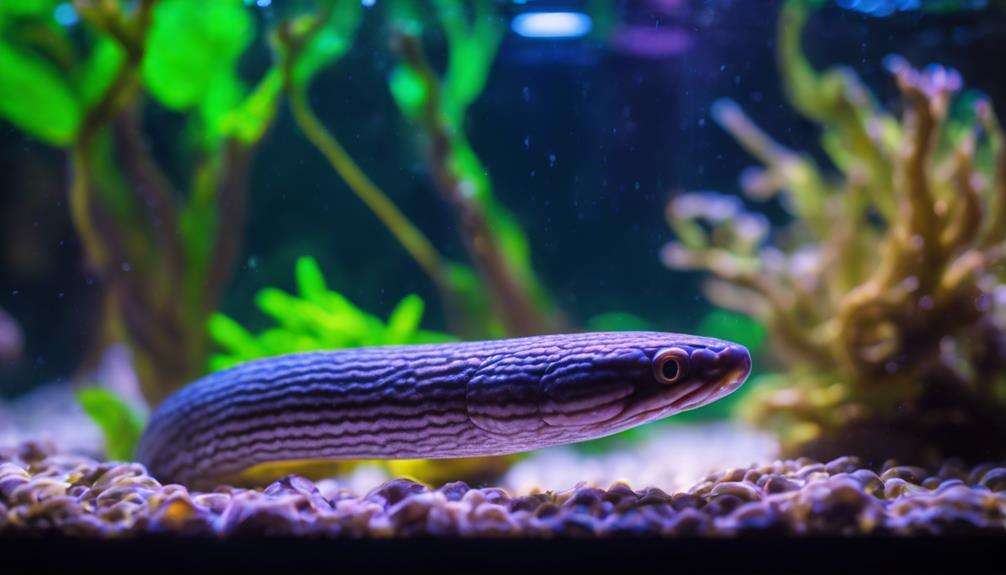 optimal lighting for eels