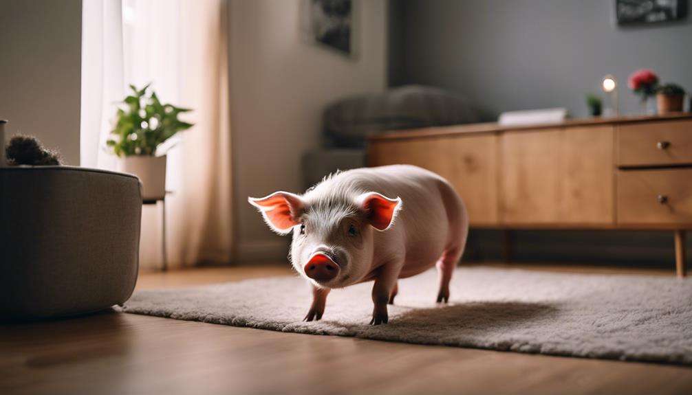 pint sized swine for apartments