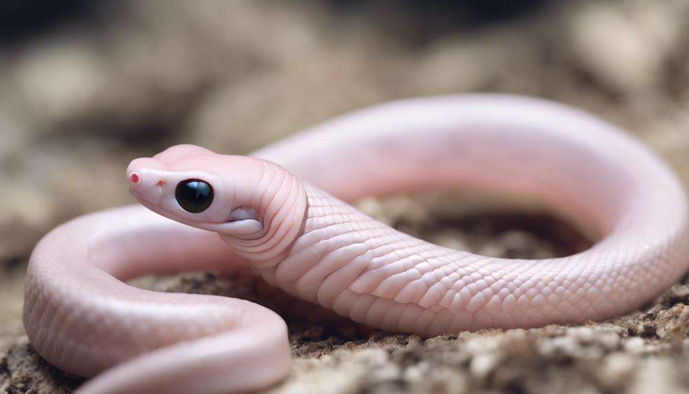 rare albino caecilian discovered