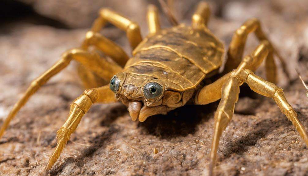 rare tanzanian gold solifugid