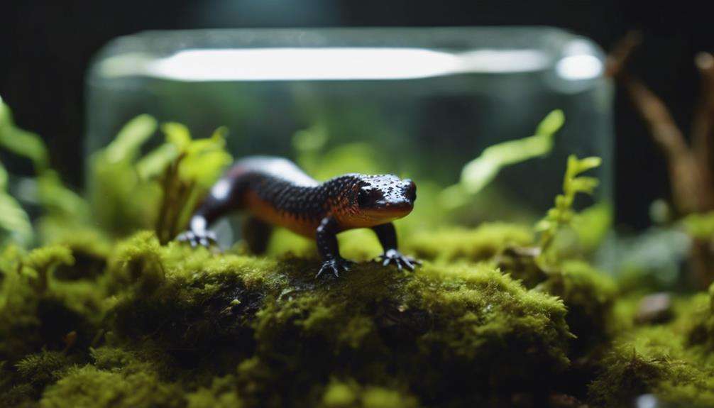 salamanders in captivity behavior