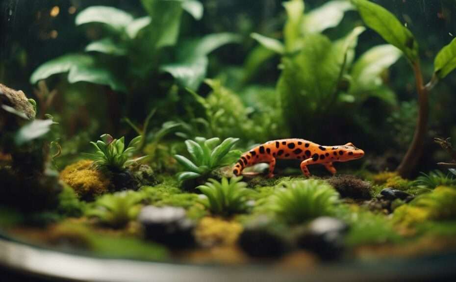 salamanders thrive in terrariums