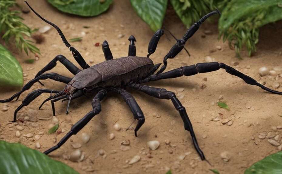 tailless whip scorpions diet