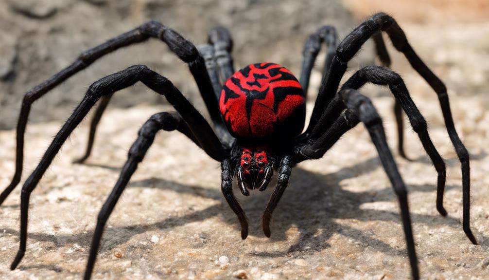 tanzanian black roman arachnid