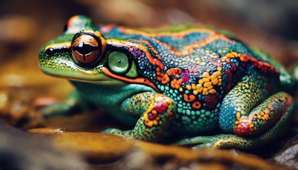 unique amphibian skin patterns