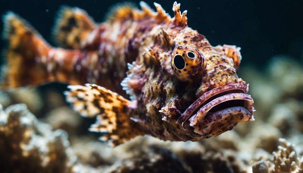 unique scorpionfish feeding behaviors