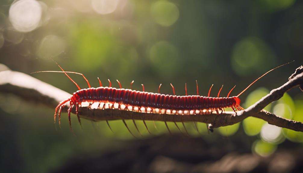 venomous red headed centipedes