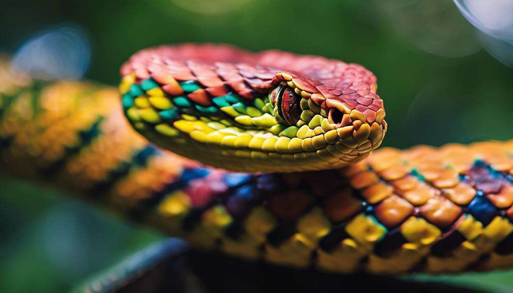 venomous snake with horns