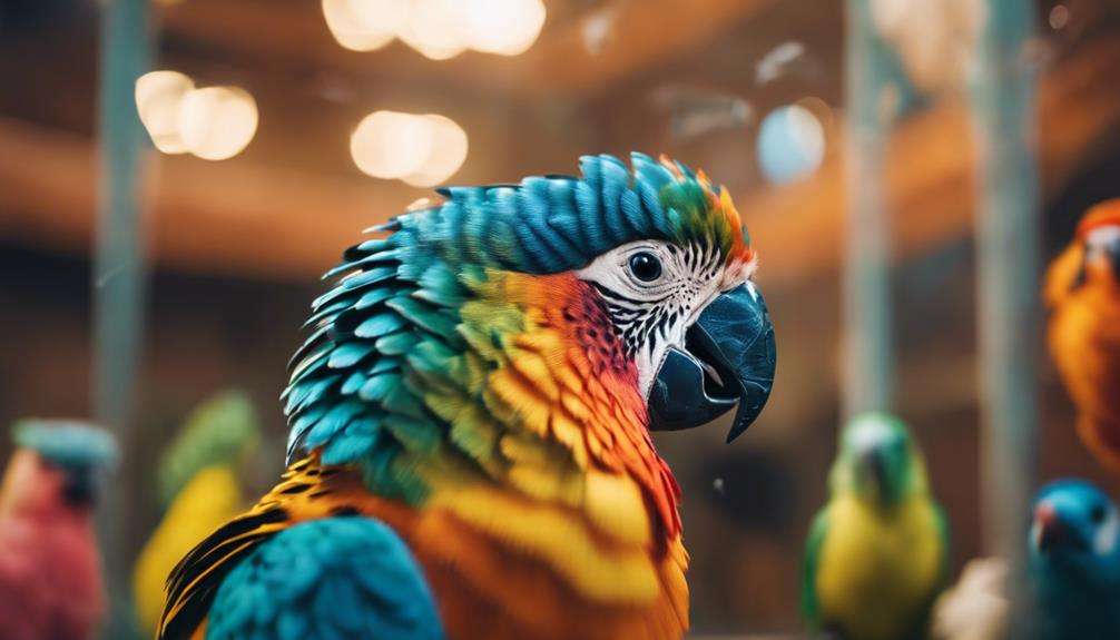 vibrant bird species showcase