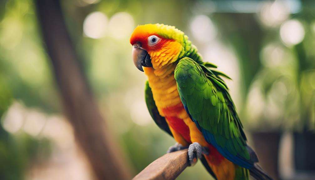 vibrant parrot species described