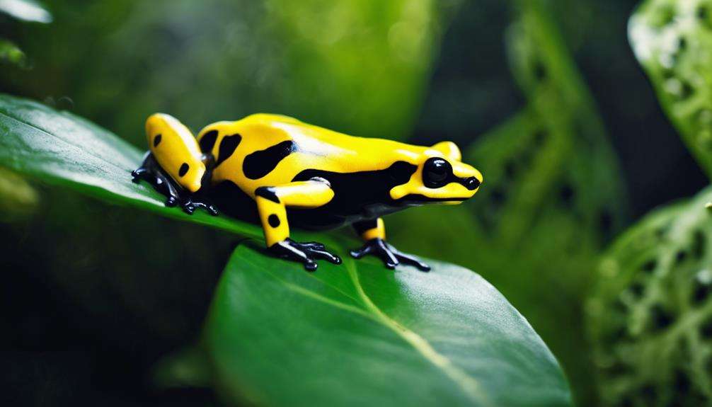 vibrant yellow frog species