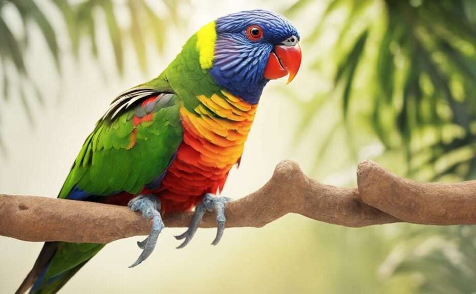 colorful pet parrot species