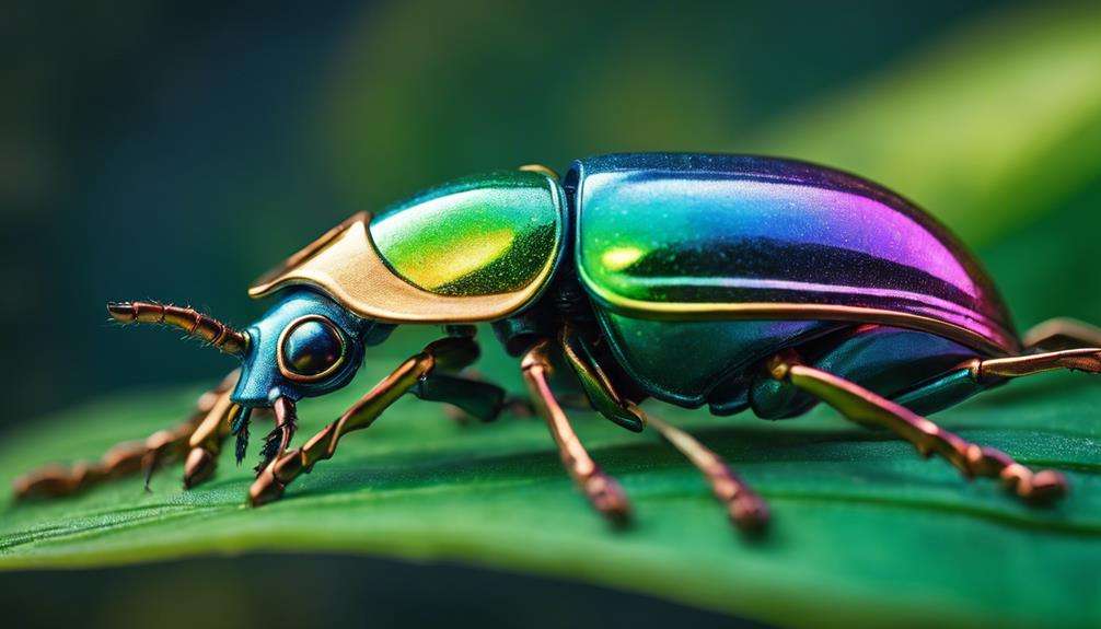 dainty beetle with wings