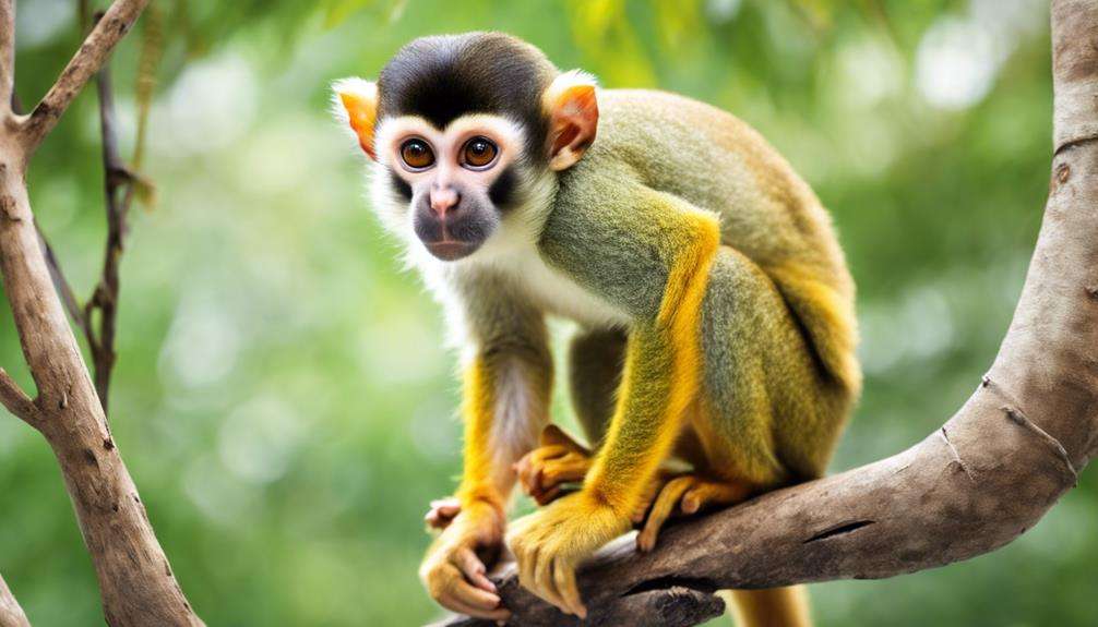 exotic pet squirrel monkey