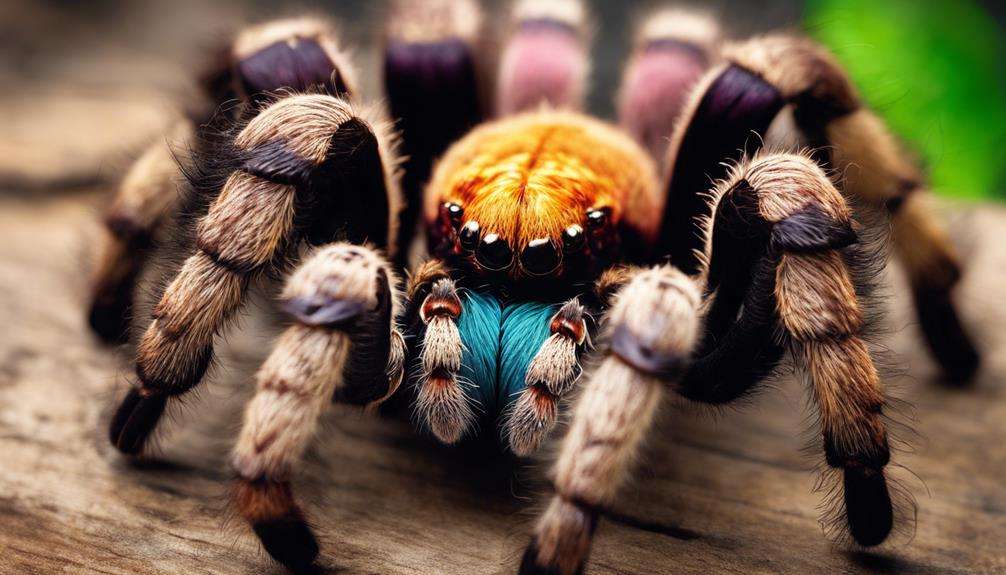 exotic spider with curls