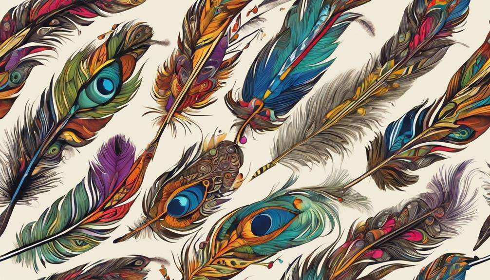 feather patterns in birds