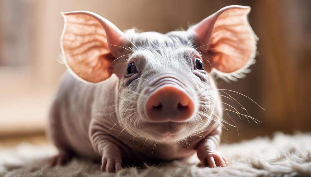 hairless guinea pigs unique charm