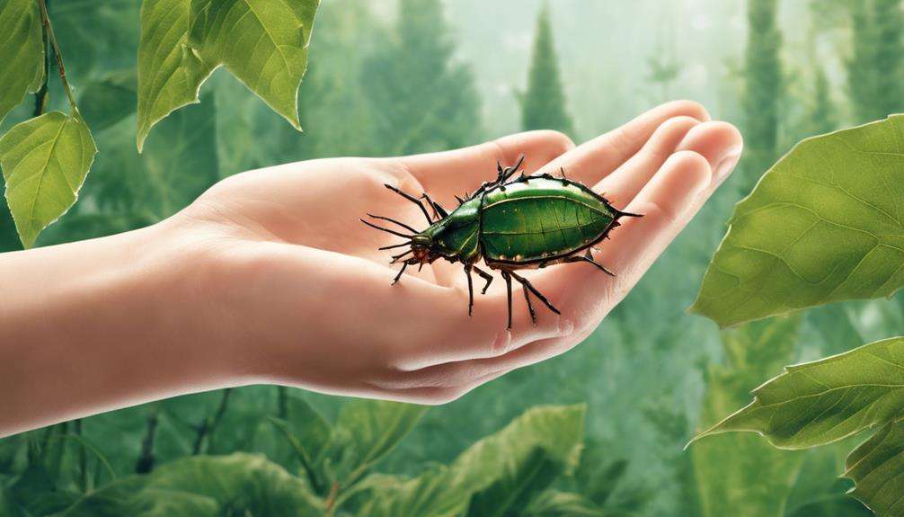 handling thorn bugs safely