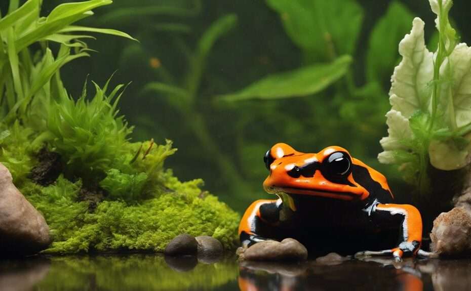 ideal amphibians for small tanks