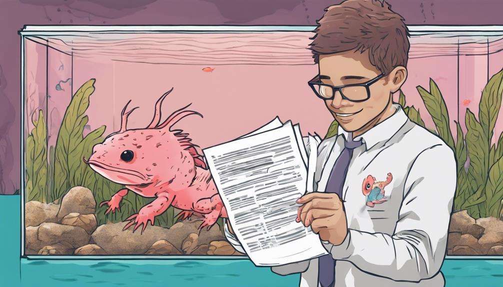 legal ownership of axolotls