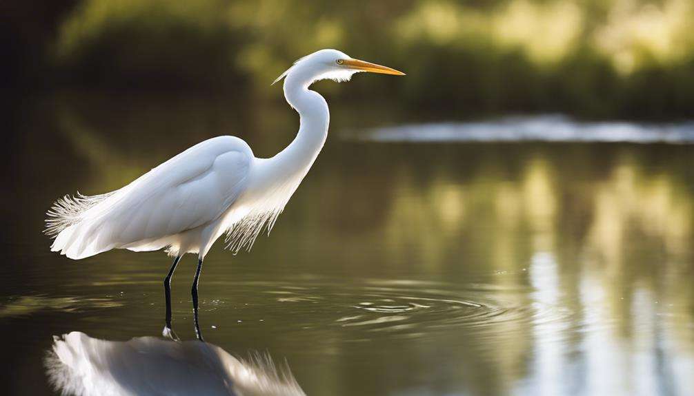 majestic white bird