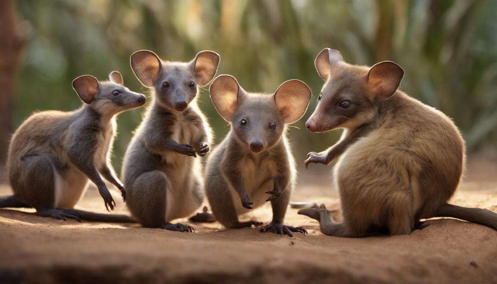 marsupials social interactions studied