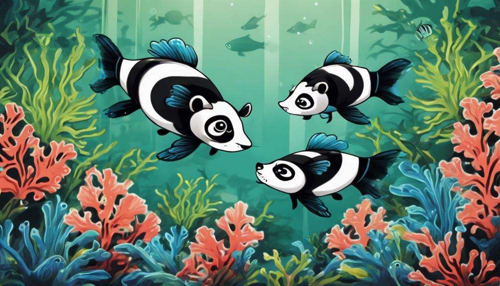 panda guppy breeding behavior