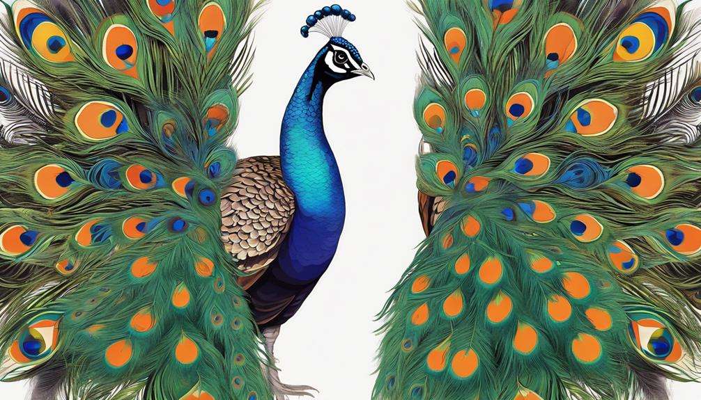 peacock color variations explained