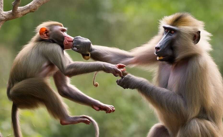 pet baboons intriguing behaviors