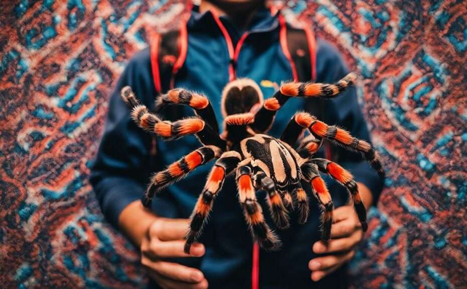 pet spiders for handling