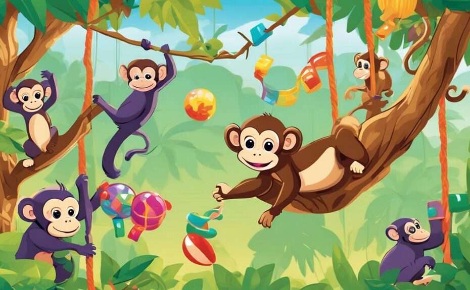 playful activities for exotic monkeys